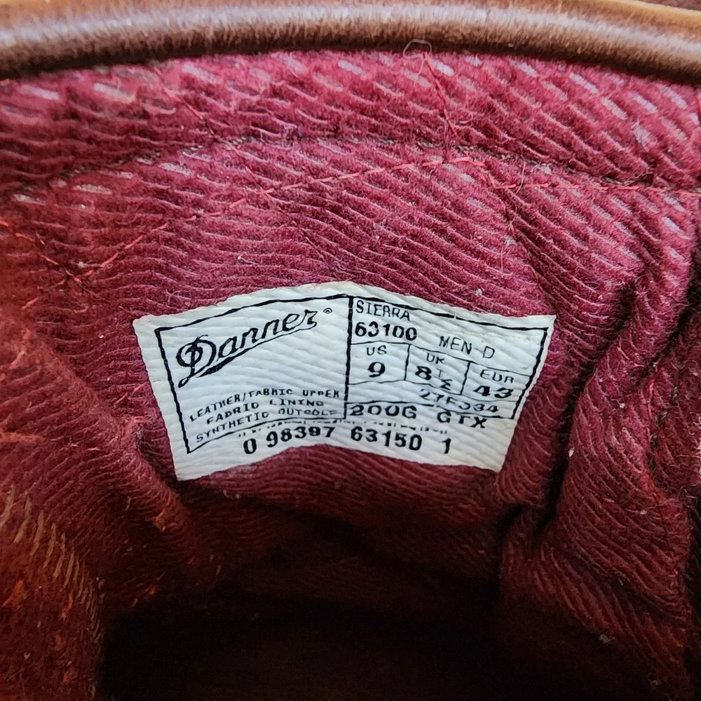 Danner sz brown